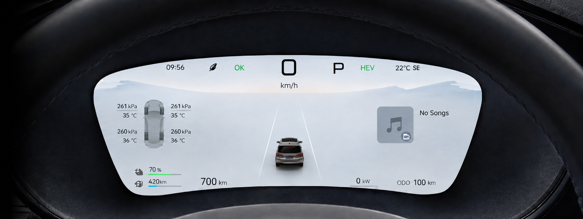 10.25-inch Full LCD Instrument